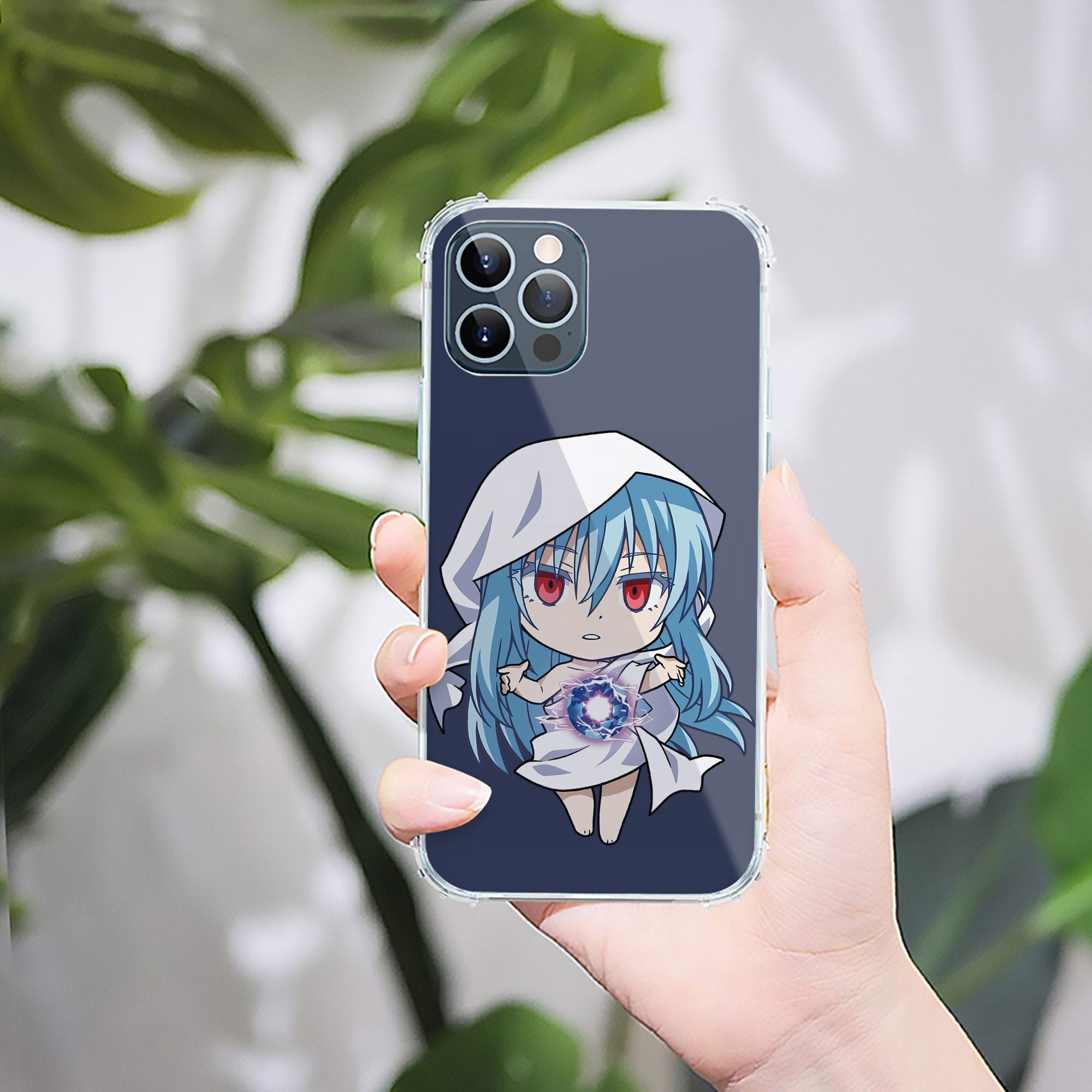 （画像用） 転スラ Regarding Reincarnated to Slime 【iPhone 12シリーズ対応】透明スマホケース（クリアソフトケース）